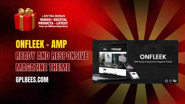 Onfleek – Amp Ready And Responsive Magazine Theme At Best Price - Gpl Bees