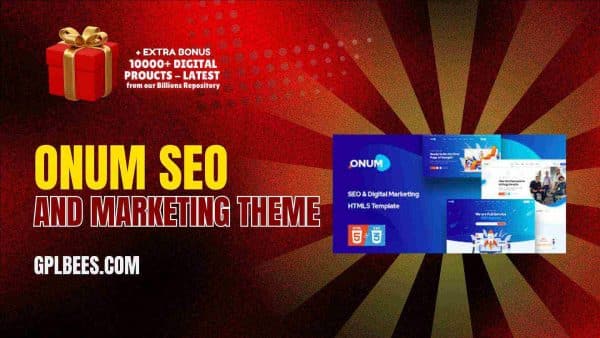 Onum Seo And Marketing Theme At Best Price - Gpl Bees