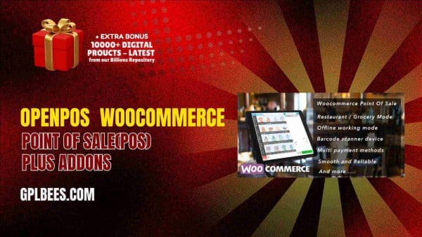 Openpos – Woocommerce Point Of Sale(Pos) Plus Addons At Best Price - Gpl Bees