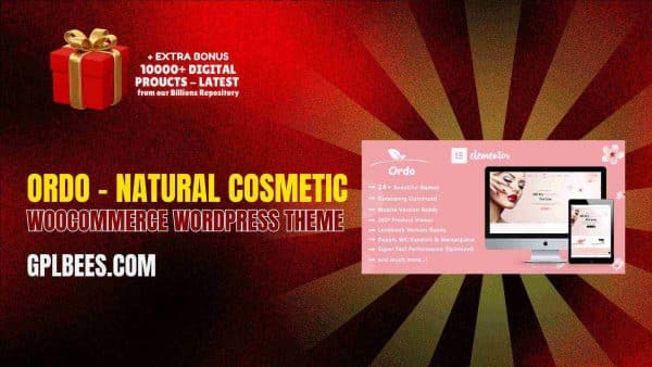 Ordo | Natural Cosmetic Woocommerce Wordpress Theme At Best Price - Gpl Bees