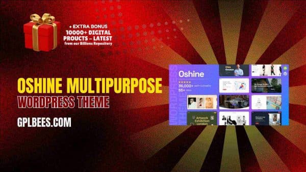 Oshine Multipurpose Wordpress Theme At Best Price - Gpl Bees