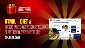 Otmil – Diet & Clean Food Catering Services Elementor Template Kit - Buy GPL 153 at Best Price