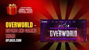 Overworld – eSports and Gaming Theme - Buy GPL 357 at Best Price