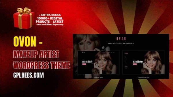 Ovon – Makeup Artist Wordpress Theme At Best Price - Gpl Bees