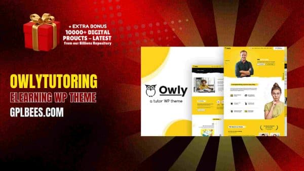 Owlytutoring Elearning Wp Theme At Best Price - Gpl Bees