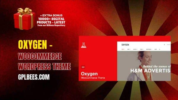 Oxygen ? Woocommerce Wordpress Theme At Best Price - Gpl Bees