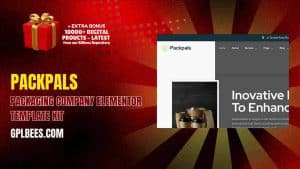 Packpals – Packaging Company Elementor Template Kit - Buy GPL 154 at Best Price