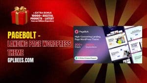 PageBolt – Landing Page WordPress Theme - Buy GPL Landing Page Wordpress Themes at Best Price