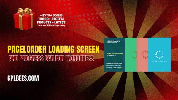 Pageloader: Loading Screen And Progress Bar For Wordpress At Best Price - Gpl Bees