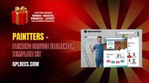 Paintters – Painting Service Elementor Template Kit - Buy GPL 154 at Best Price
