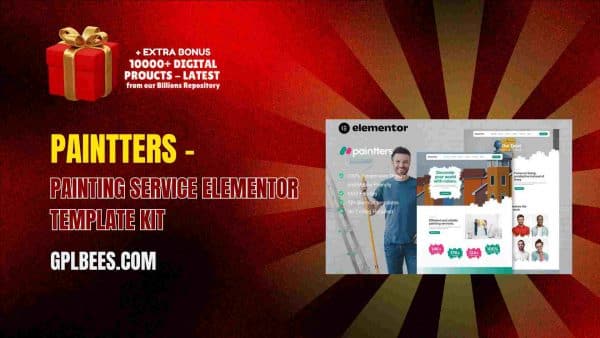 Paintters – Painting Service Elementor Template Kit At Best Price - Gpl Bees