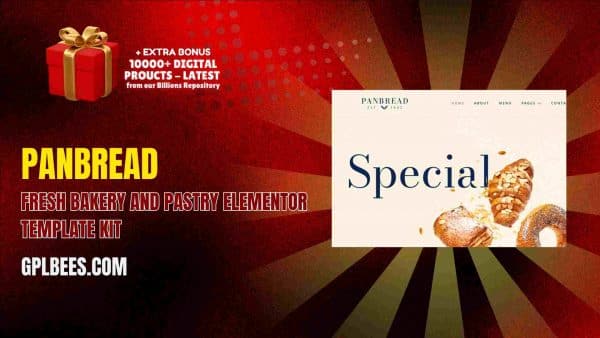 Panbread – Fresh Bakery And Pastry Elementor Template Kit At Best Price - Gpl Bees