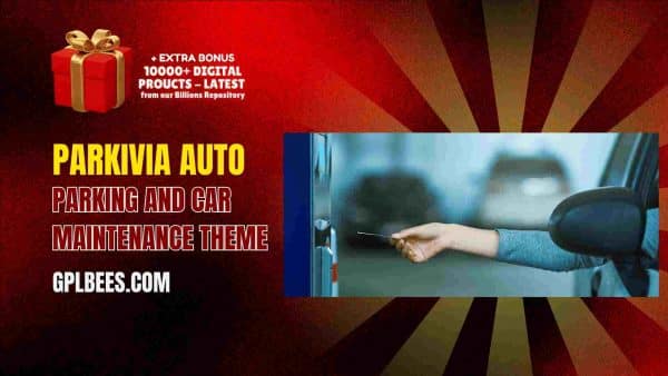 Parkivia Auto Parking And Car Maintenance Theme At Best Price - Gpl Bees