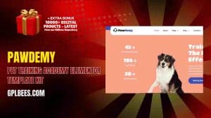 Pawdemy – Pet Training Academy Elementor Template Kit - Buy GPL 155 at Best Price