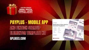 Payplus – Mobile App and Fintech Startup Elementor Template Kit - Buy GPL 156 at Best Price