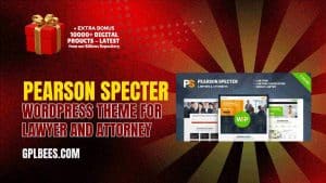 Pearson Specter – WordPress Theme for Lawyer and Attorney - Buy GPL 365 at Best Price
