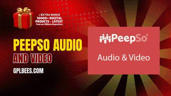 Peepso Audio And Video At Best Price - Gpl Bees