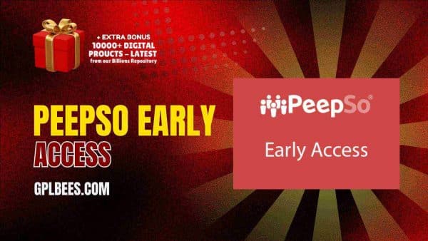 Peepso Early Access At Best Price - Gpl Bees