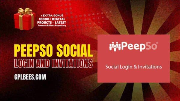 Peepso Social Login And Invitations At Best Price - Gpl Bees