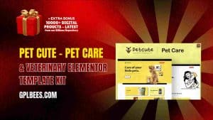 Pet Cute – Pet Care & Veterinary Elementor Template Kit - Buy GPL 157 at Best Price