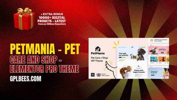 Petmania – Pet Care And Shop – Elementor Pro Theme At Best Price - Gpl Bees
