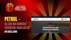 Petrol – Oil and Gas Industry Elementor Template Kit - Buy GPL 158 at Best Price