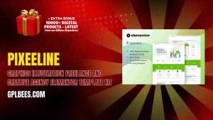 Pixeeline – Graphics Illustration Freelance and Creative Agency Elementor Template Kit - Buy GPL 160 at Best Price