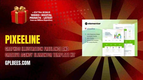 Pixeeline – Graphics Illustration Freelance And Creative Agency Elementor Template Kit At Best Price - Gpl Bees