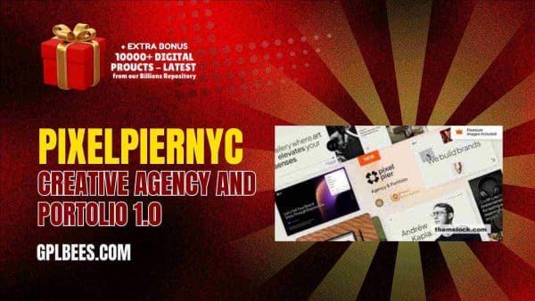 Pixelpiernyc – Creative Agency And Portolio 1.0 At Best Price - Gpl Bees