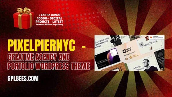 Pixelpiernyc  - Creative Agency And Portolio Wordpress Theme At Best Price - Gpl Bees