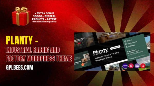 Planty – Industrial Fabric And Factory Wordpress Theme At Best Price - Gpl Bees