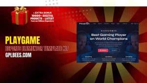 Playgame – Esports Elementor Template Kit - Buy GPL 160 at Best Price