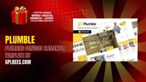 Plumble – Plumbing Services Elementor Template Kit - Buy GPL 162 at Best Price