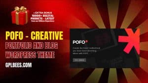 Pofo – Creative Portfolio and Blog WordPress Theme - Buy GPL 8 at Best Price