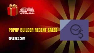 Popup Builder Recent Sales