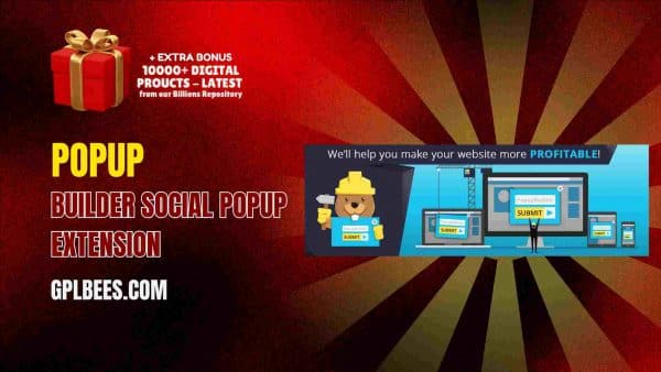 Popup Builder Social Popup Extension At Best Price - Gpl Bees