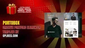 PortoBox – Creative Portfolio Elementor Template Kit - Buy GPL 163 at Best Price