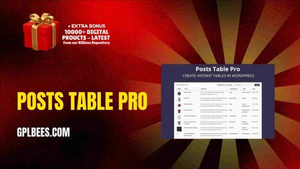 Posts Table Pro At Best Price - Gpl Bees