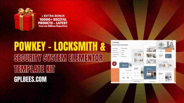 Powkey – Locksmith &Amp; Security System Elementor Template Kit At Best Price - Gpl Bees