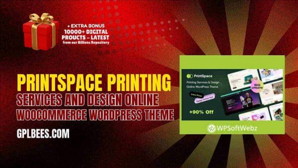Printspace – Printing Services And Design Online Woocommerce Wordpress Theme At Best Price - Gpl Bees