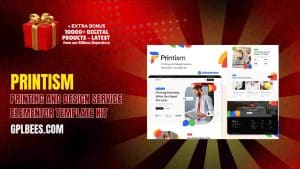 Printism – Printing and Design Service Elementor Template Kit - Buy GPL 165 at Best Price