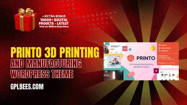 Printo – 3D Printing And Manufacturing Wordpress Theme At Best Price - Gpl Bees