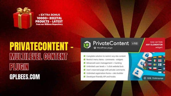 Privatecontent – Multilevel Content Plugin At Best Price - Gpl Bees