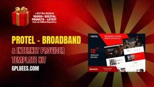 Protel – Broadband & Internet Provider Template Kit - Buy GPL 166 at Best Price