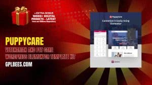 PuppyCare – Vetenarian and Pet Care WordPress Elementor Template Kit - Buy GPL 166 at Best Price