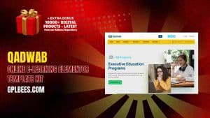 Qadwab – Online e-Learning Elementor Template Kit - Buy GPL 166 at Best Price