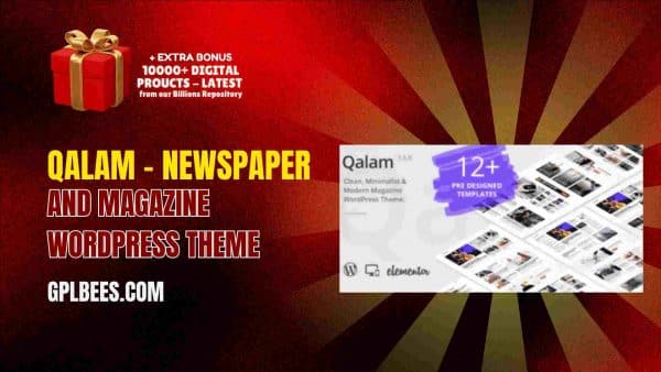 Qalam – Newspaper And Magazine Wordpress Theme At Best Price - Gpl Bees