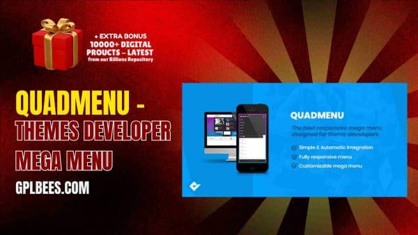 Quadmenu – Themes Developer Mega Menu At Best Price - Gpl Bees