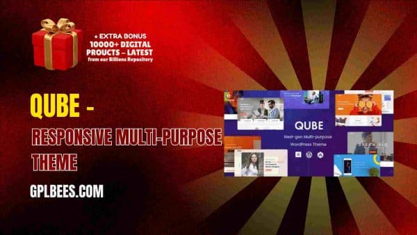 Qube – Responsive Multi-Purpose Theme At Best Price - Gpl Bees