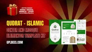 Qudrat – Islamic Center and Mosque Elementor Template Kit - Buy GPL 167 at Best Price